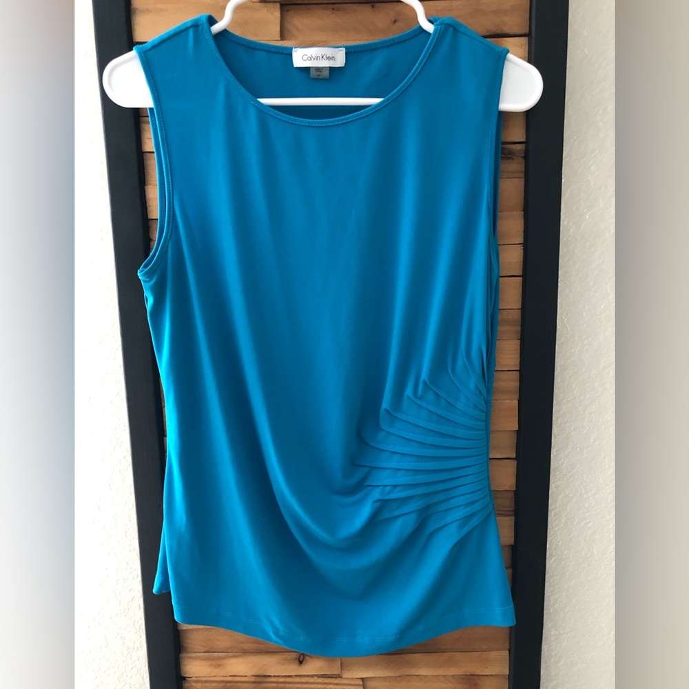 Calvin Klein Blue sleeveless top